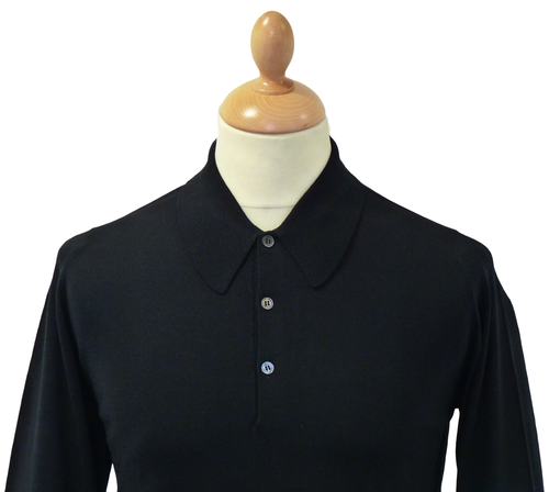 Dorset Polo Shirt | JOHN SMEDLEY Retro Sixties Mod Knitted Polo Top