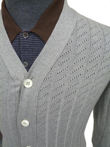 新品 JOHN SMEDLEY GANYMEDE CARDIGAN コットン 新品 JOHN SMEDLEY GANYMEDE CARDIGAN コットン