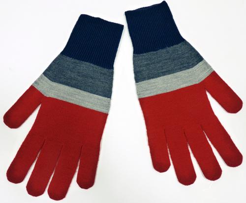 JOHN SMEDLEY Chip Mens Retro Merino Wool Gloves M