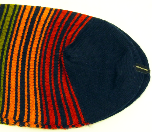 +Stern JOHN SMEDLEY Retro 60s Colour Stripe Socks 
