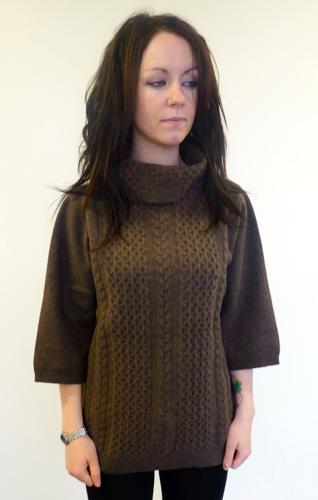 'Ermintrude' - Retro Cable Sweater by JOHN SMEDLEY