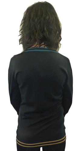 'Winifred' JOHN SMEDLEY Retro Deep V-Neck Sweater