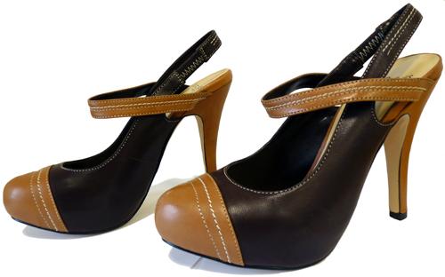 'Chumani' -Retro Fifties Court Shoes by LACEYS (C)