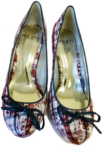 'Flora' - Retro Fifties Court Shoes by LACEYS