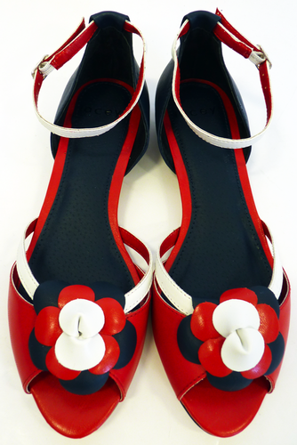 'Petal' - Retro Vintage Fifties Sandals by LACEYS