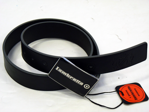 LAMBRETTA Mens Retro Logo Buckle Mod Belt (B)