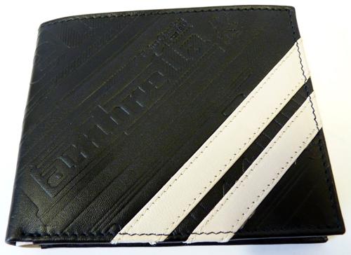 LAMBRETTA Retro Mod Mens Twin Stripe Wallet 