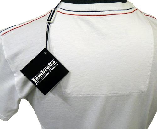 LAMBRETTA Mens Retro Indie Mod Logo T-Shirt (W) 