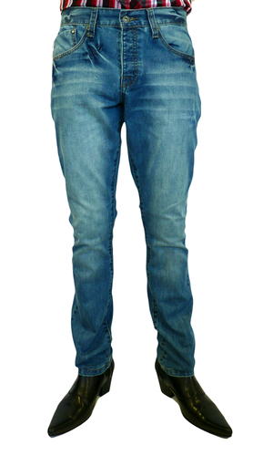 Trojan Denim LAMBRETTA Retro Mod Skinny Jeans VS