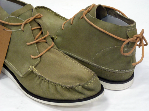 Suede Moccasin Stitch Boots | LEVI'S® Retro 60s Mod Vintage Boots