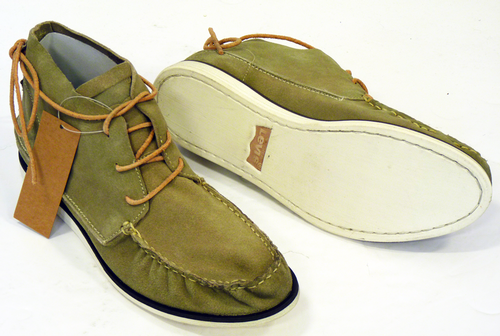 LEVI'S® Retro 60s Mod Suede Moccasin Stitch Boots
