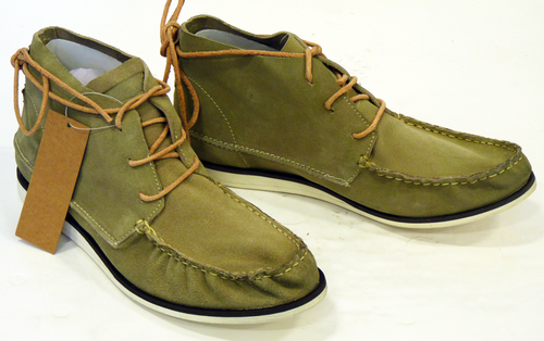 LEVI'S® Retro 60s Mod Suede Moccasin Stitch Boots