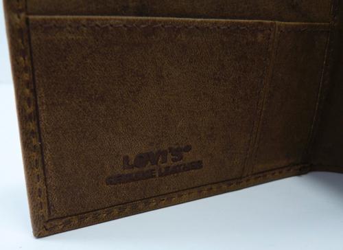 LEVI'S®Clairview Retro Mens Horizontal Wallet (Br)