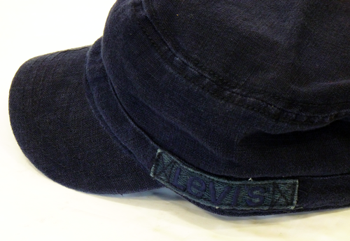 Train Driver Hat | LEVI'S® Retro Military Indie Linen Cabbie Hat