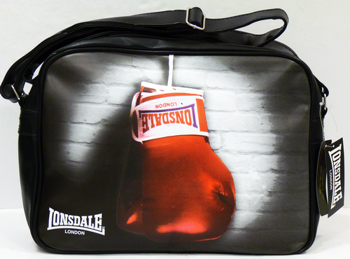 LONSDALE Retro Mod Boxing Gloves Shoulder Bag