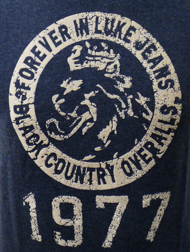 Gornal LUKE 1977 Forever Mens Retro Indie T-Shirt 