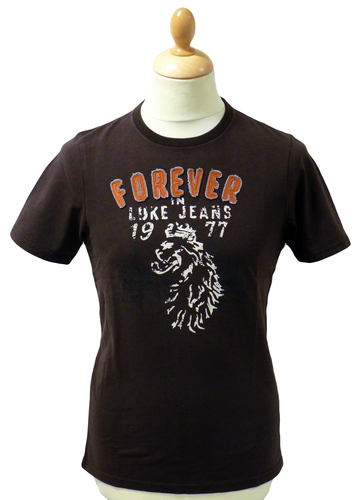 Wolvo LUKE 1977 Forever Mens Retro Indie T-Shirt 
