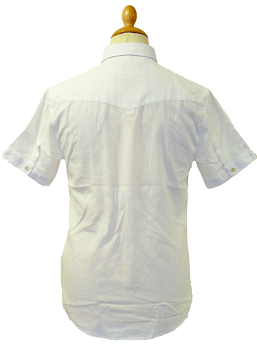 Junglist Shirt | LUKE 1977 Retro 60s Cotton Linen Mod Safari Shirt