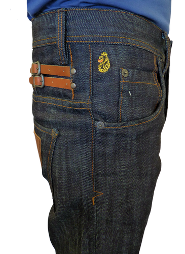 Tailgate Slim LUKE 1977 Indie Side Cinch Raw Jeans