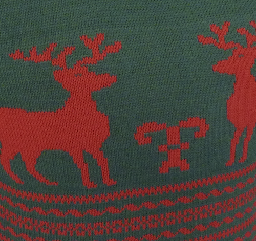 'Run Rudolph Run' Retro Christmas Jumper by MADCAP