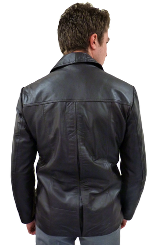 West 1 Gibson Retro Leather Jacket by MADCAP (Br)