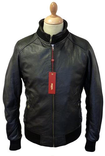 Alnwick MERC Retro Double Collar Leather Jacket