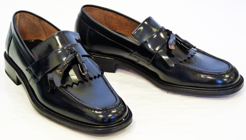 Tassel Loafers MERC Retro 60s Mod Loafer Shoes (B)