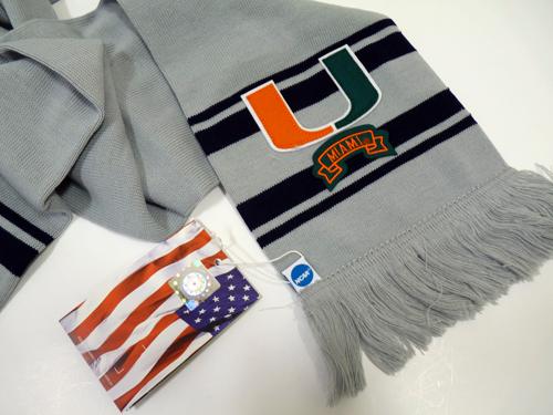 NCAA - Collegiate Vintage Apparel Miami Scarf
