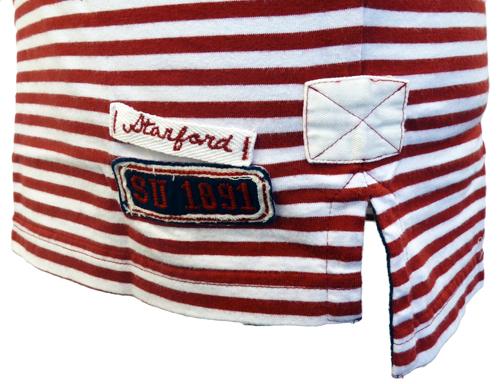 NCAA Collegiate Vintage Stanford Retro Polo Shirt