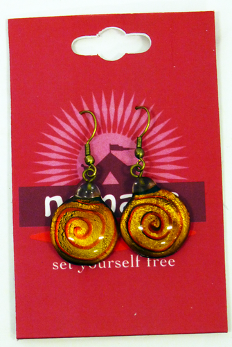 + NOMADS ORIGINALS Retro Sixties Spiral Earrings A