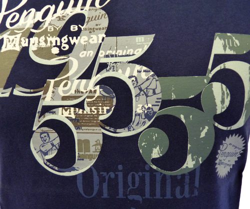 ORIGINAL PENGUIN 1955 Iconic Retro Mens T-Shirt