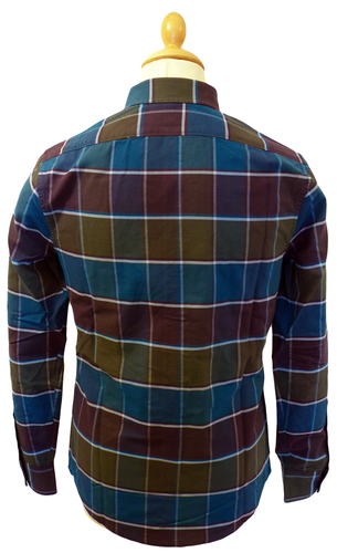 ORIGINAL PENGUIN Retro Oversize Check Mod Shirt