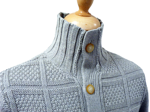 ORIGINAL PENGUIN Mod Chunky Knit Retro Mens Cardy