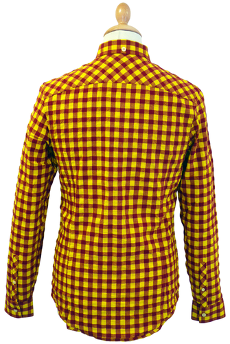 ORIGINAL PENGUIN Retro Mod Dobby Check Shirt (TR)