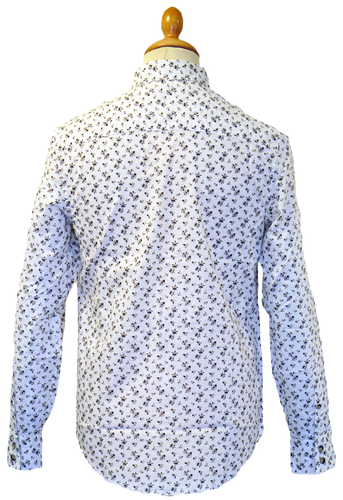 OP Floral ORIGINAL PENGUIN Retro 60s Mod Shirt SW