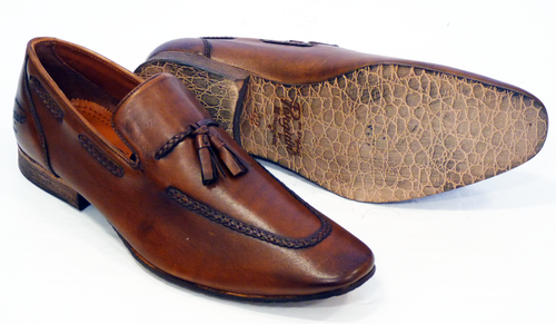 Frank ORIGINAL PENGUIN 60s Mod Tassel Loafers (C)