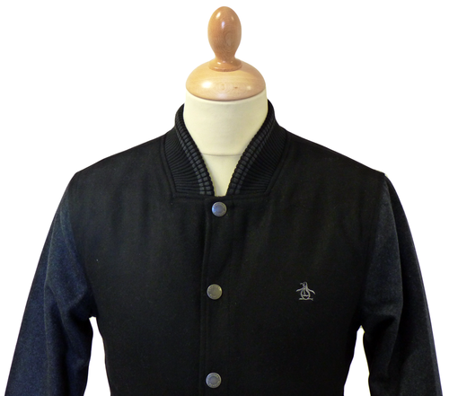 ORIGINAL PENGUIN Mens Retro Indie Varsity Jacket