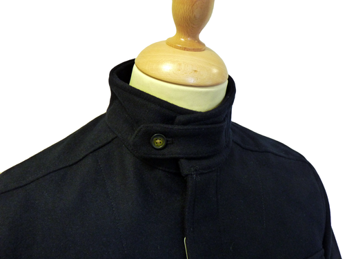 ORIGINAL PENGUIN Mens Mod Funnel Neck Retro Coat