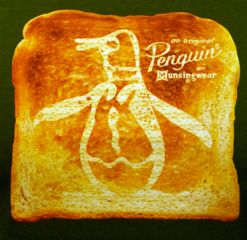 Penguin On Toast ORIGINAL PENGUIN Retro Indie Tee