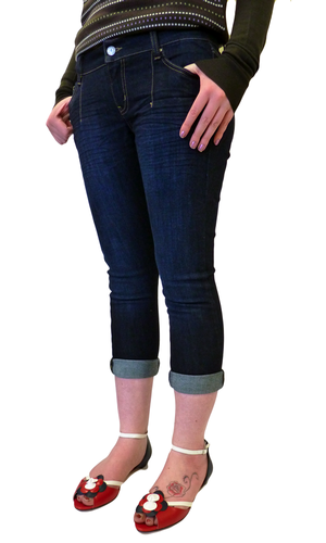 ORIGINAL PENGUIN Womens Retro 50s Cropped Jeans
