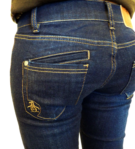 ORIGINAL PENGUIN Womens Retro 50s Cropped Jeans