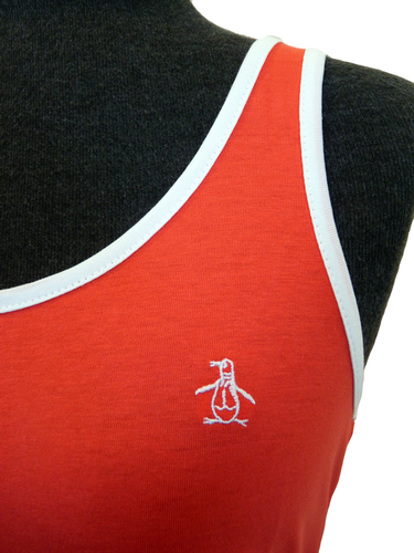 'Kickin' It' Retro Jersey Vest by Original Penguin