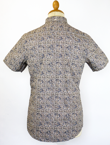 Micro Floral BEN SHERMAN Mod Archive Print Shirt K