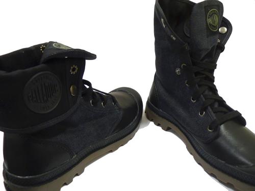 Baggy PALLADIUM Retro Indie Mens Leather Boots (B)