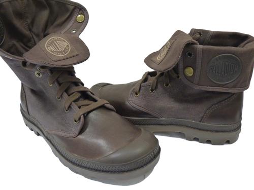 Baggy PALLADIUM Retro Indie Mens Leather Boots (C)