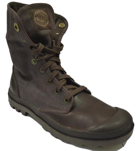 Baggy PALLADIUM Retro Indie Mens Leather Boots (C)