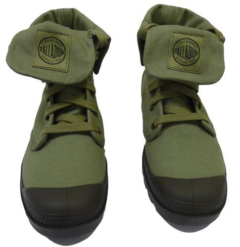 Baggy Retro Womens Boots by PALLADIUM (Army Green)