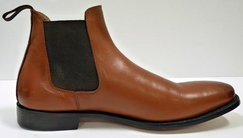 PAOLO VANDINI Greig | Retro Mod Handcrafted Sixties Chelsea Boots
