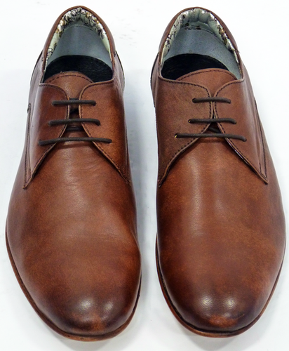 Ranger Almond Toe Shoes | PAOLO VANDINI Retro Mod Mens Shoes