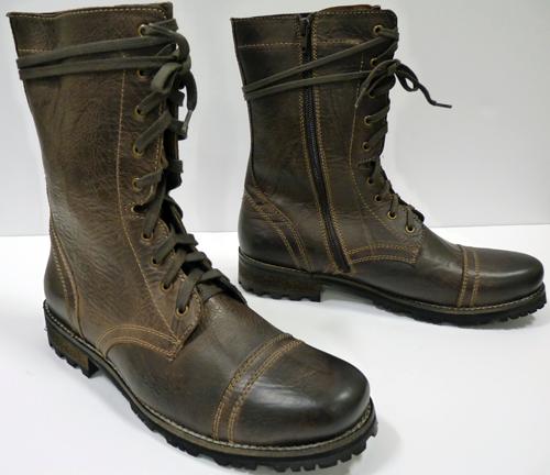 vintage combat boots mens